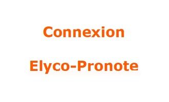 Connexion Elyco-Pronote